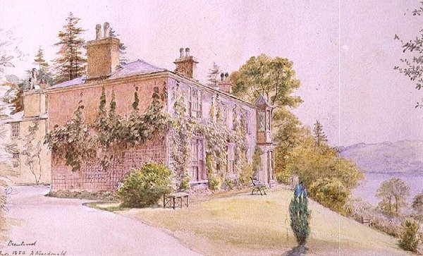Brantwood, Cumbria, hem för John Ruskin av Alexander Macdonald