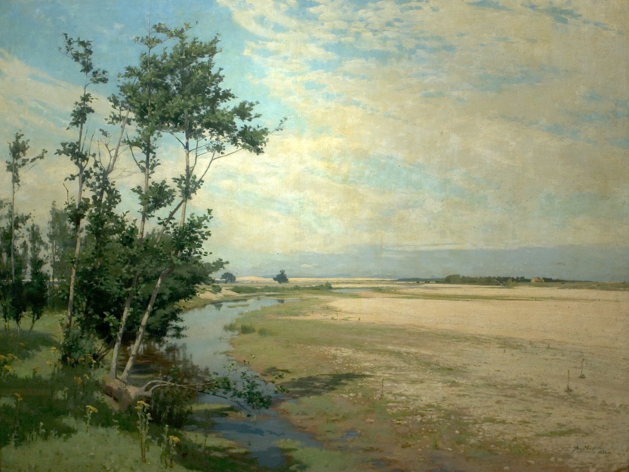 Findhorn Backwater, Moray Firth, Skottland, 1886 av Alexander Mann