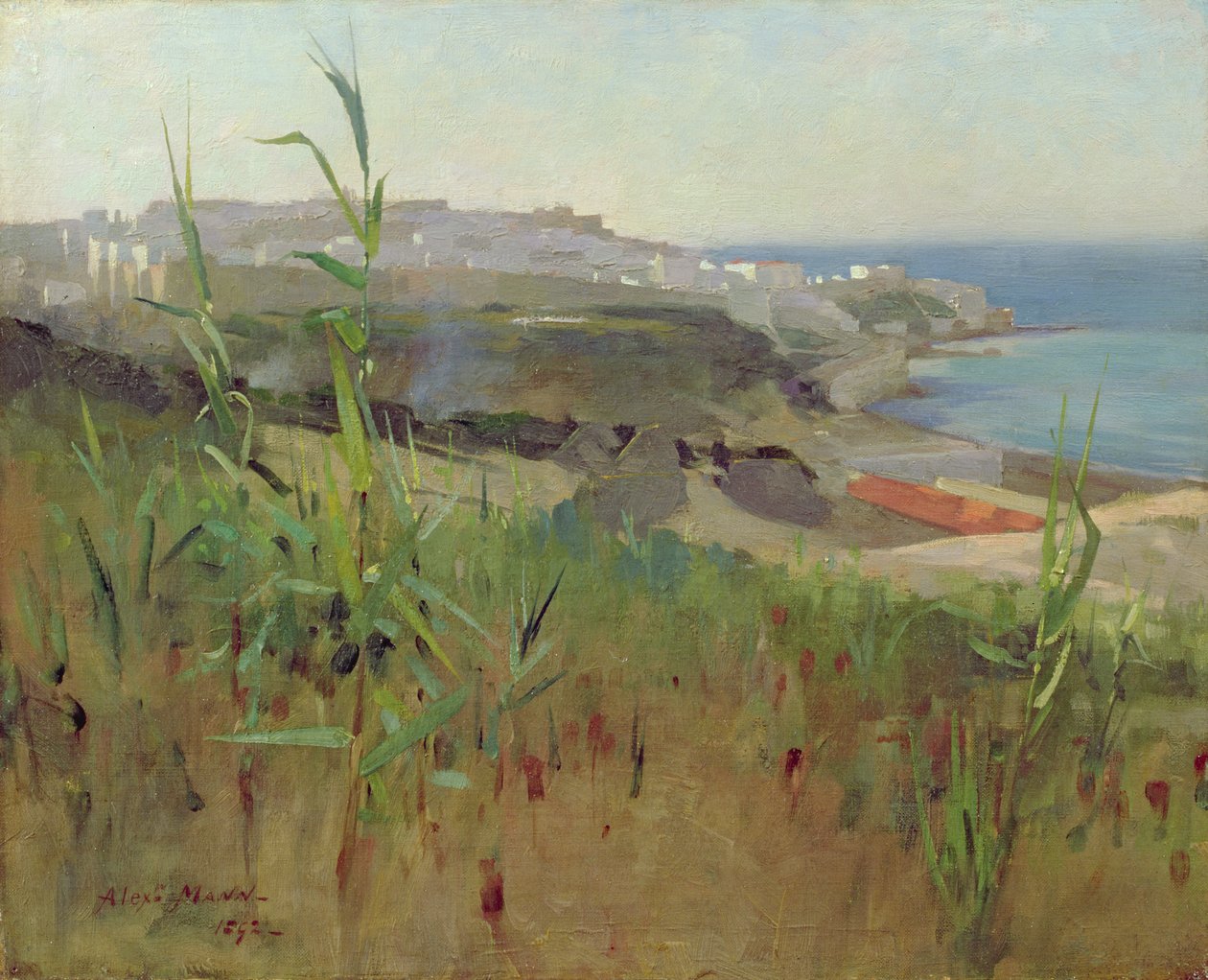 Tanger från sanddynerna, 1892 av Alexander Mann