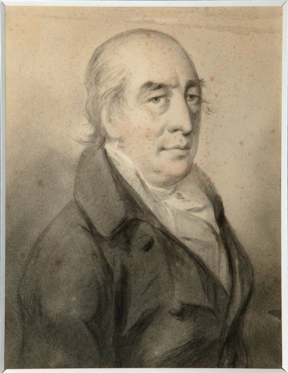 Porträtt av greve Grigory Alexeyevich Shcherbatov (1735-1810) - Molinari, Alexander (1772-1831) - Sanguine, svartvit krita på papper - 29,8x23 - Statens konstmuseum i Tatarstan, Kazan av Alexander Molinari
