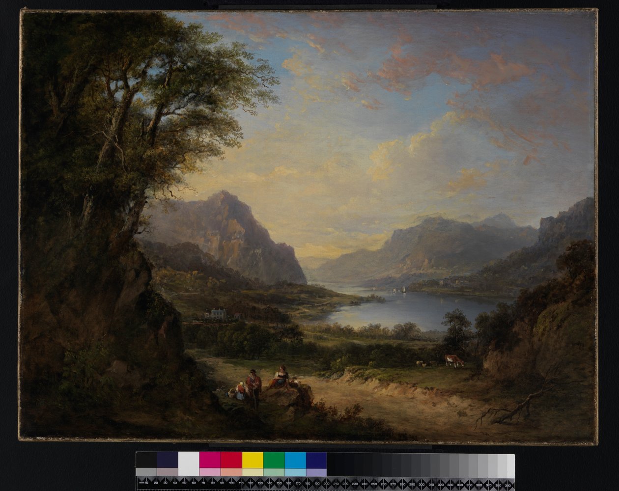 Loch Doon, Ayrshire, före 1840 av Alexander Nasmyth