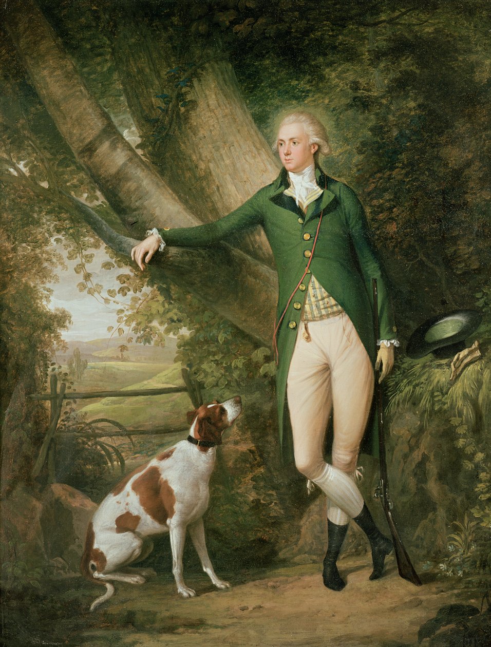 Porträtt av John Cockburn Ross från Rochester och Shadwick av Alexander Nasmyth