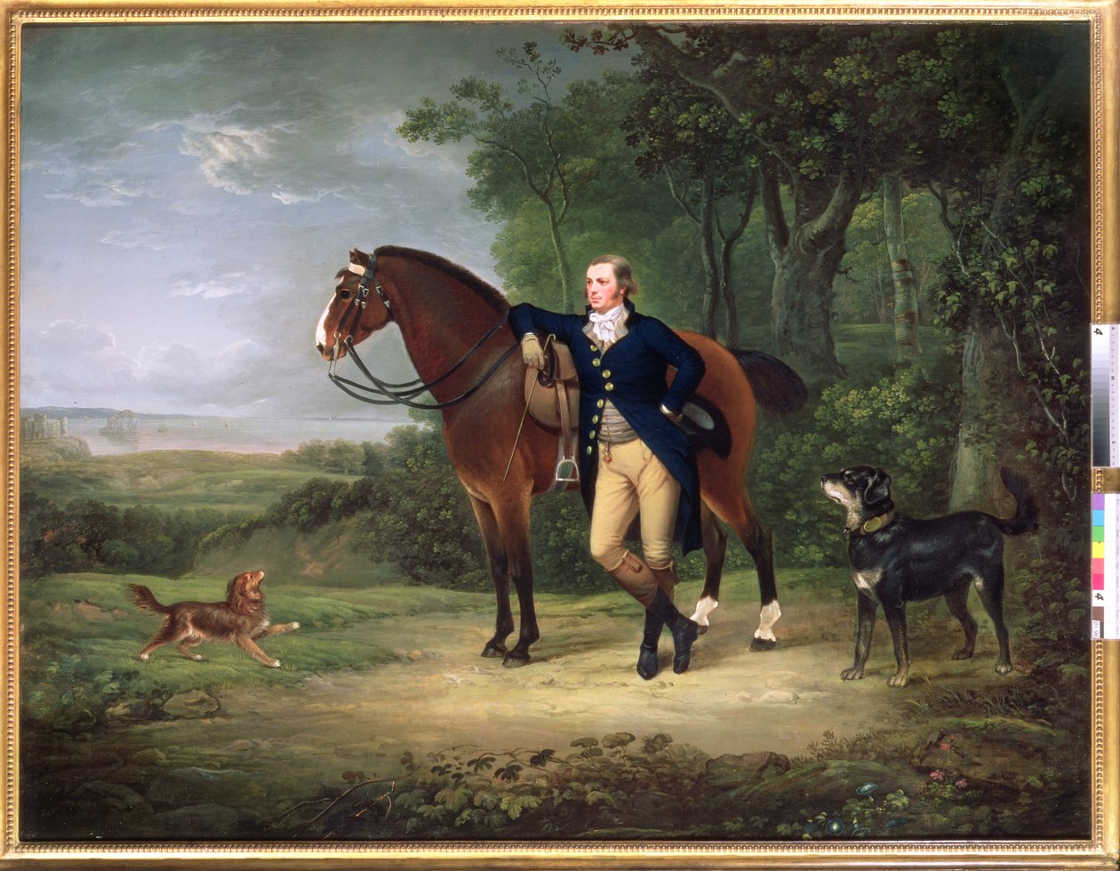Porträtt av en gentleman, förmodligen George Hay, 7:e markisen av Tweeddale, ca 1790 av Alexander Nasmyth