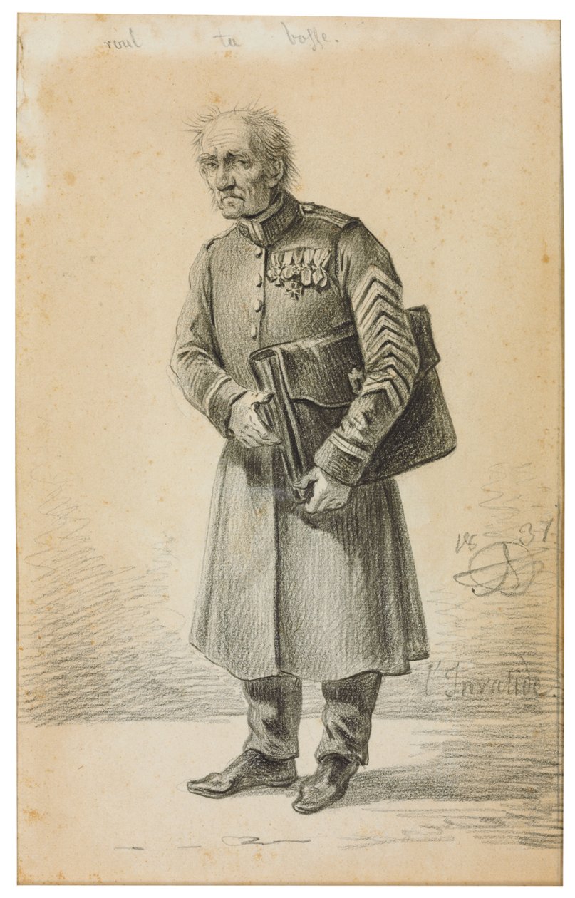 En veteran från den kejserliga ryska armén, 1837 av Alexander Orlowski