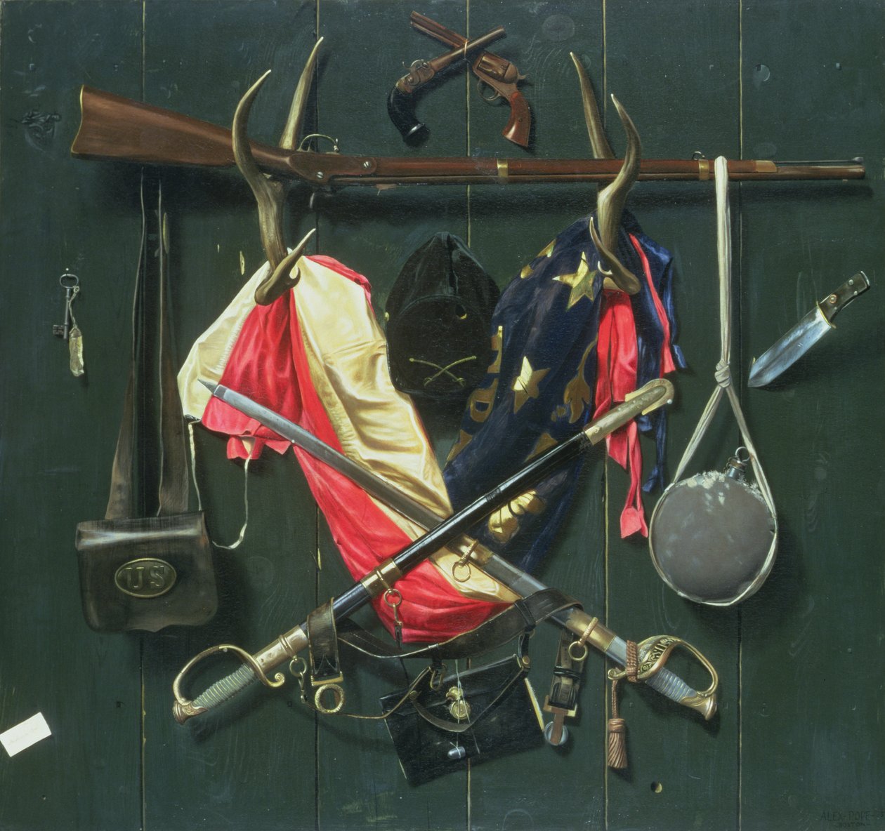 Emblem av inbördeskriget, 1888 av Alexander Pope