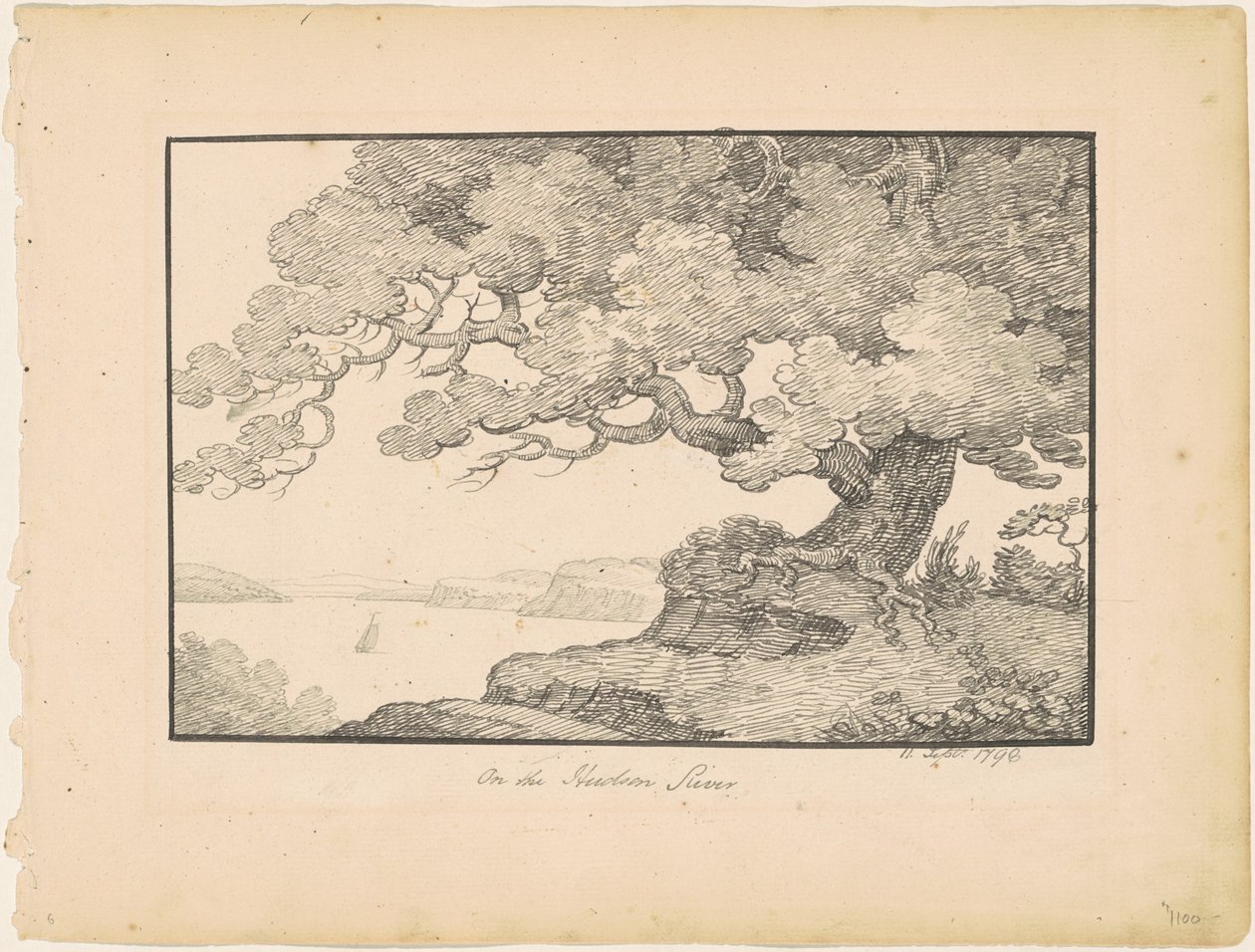 På Hudson River av Alexander Robertson