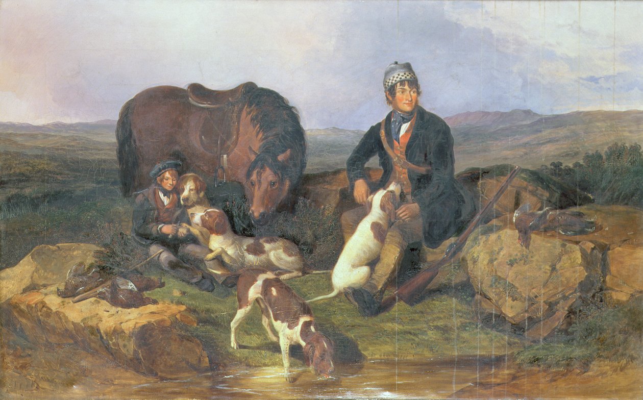 Ripeskytte, 1848 av Alexander Rolfe