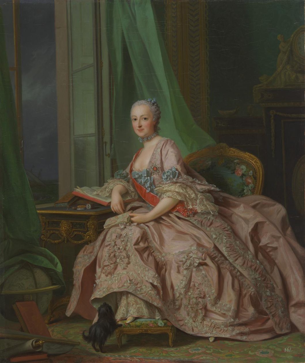 Anastasia Ivanovna, prinsessa av Hessen-Homburg 1700-1755, född grevinnan Trubetskaya, 1757 av Alexander Roslin