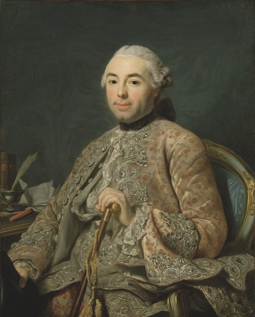 Baron de Neubourg-Cromière, ca 1756 av Alexander Roslin