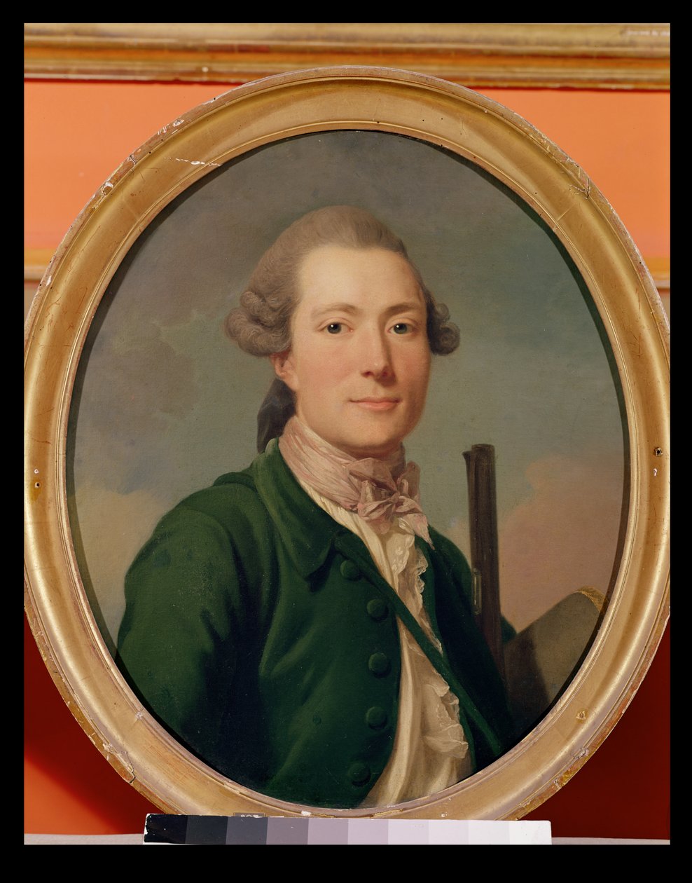 Greve Pierre-Francois de Cluzel (1734-83) i jaktdräkt av Alexander Roslin