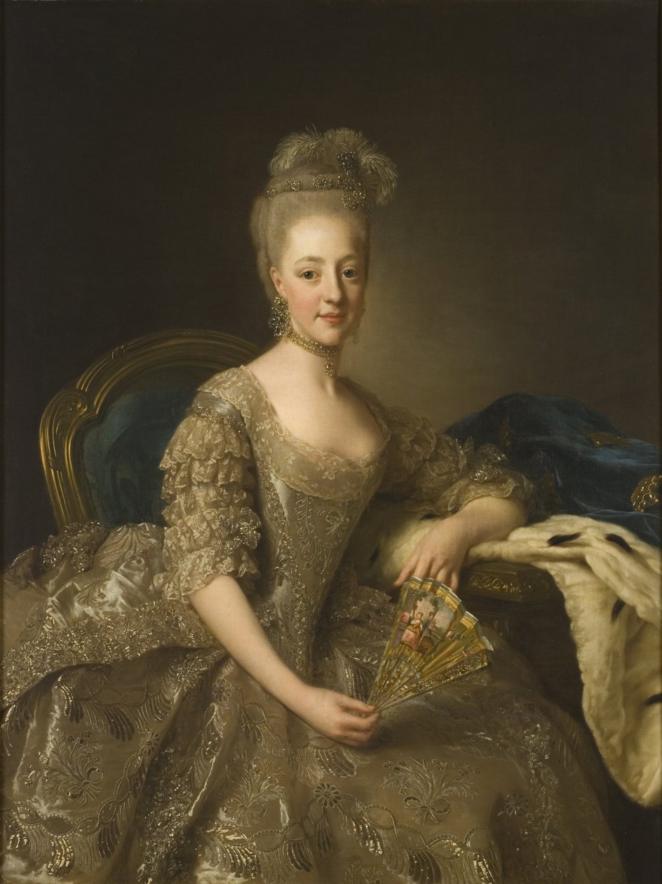 Hedvig Elisabet Charlotta (1759–1818), prinsessa av Sverige, hertiginna av Södermanland, senare drottning av Sverige och Norge av Alexander Roslin