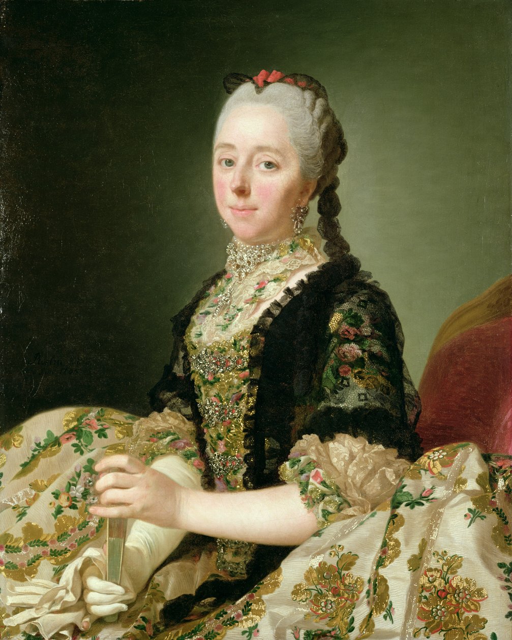 Isabella, grevinna av Hertford, 1765 av Alexander Roslin