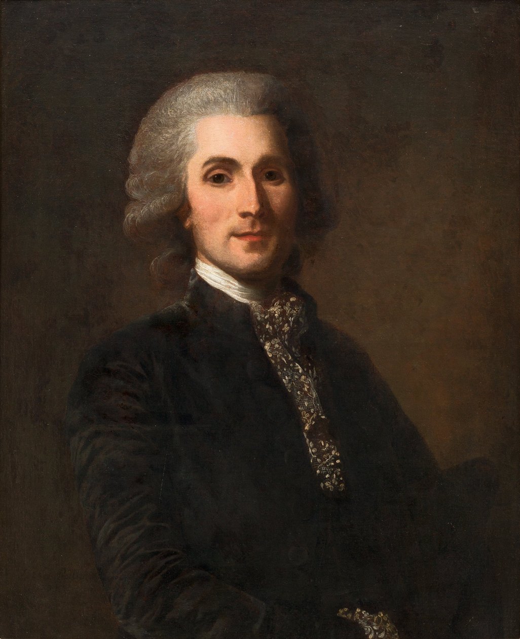 Porträtt av Claude-François Martineau de Floriant (1752-1827). av Alexander Roslin