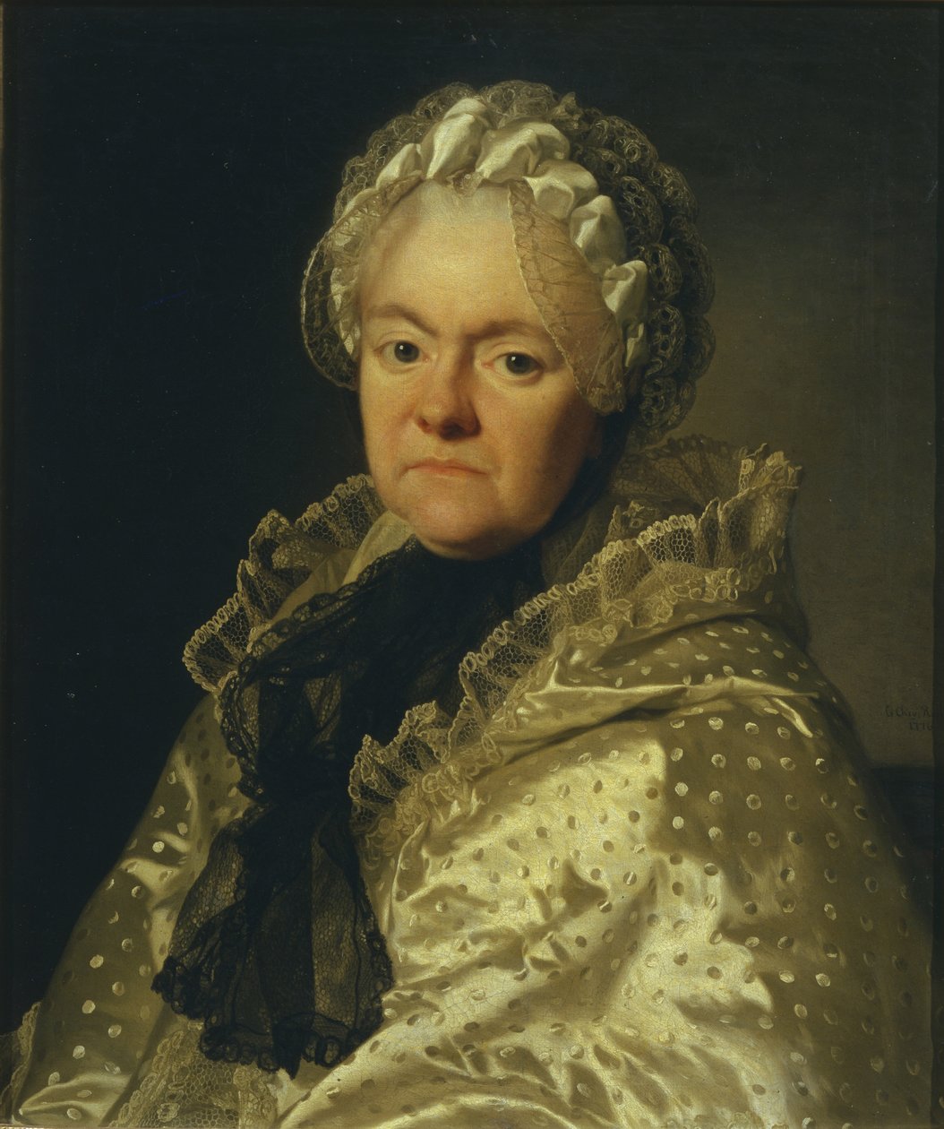 Porträtt av grevinnan Ekaterina Andreyevna Chernysheva, född Ushakova 1715-1779, 1776 av Alexander Roslin