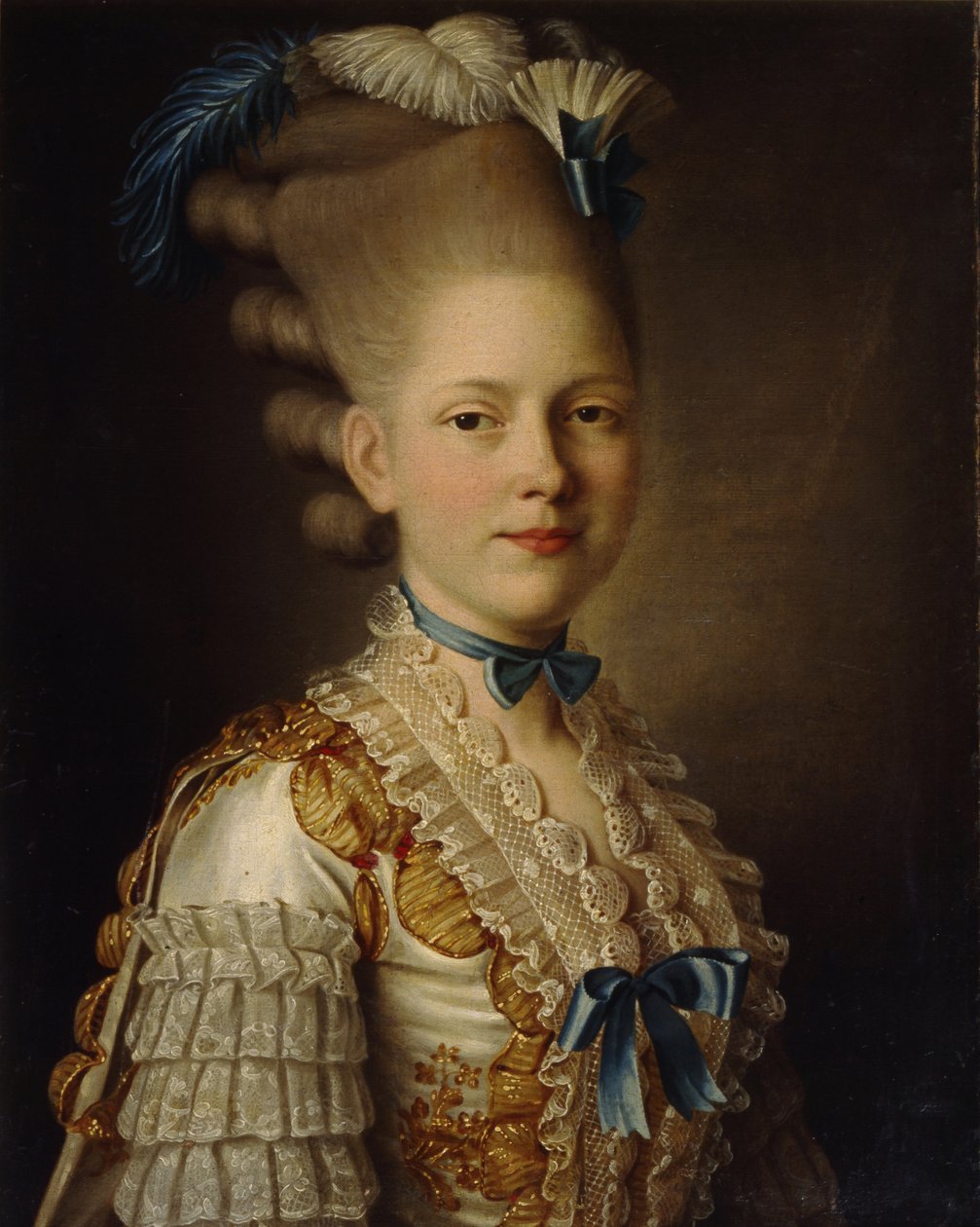 Porträtt av Contesse H. Obolenskaya, CA 1776 av Alexander Roslin