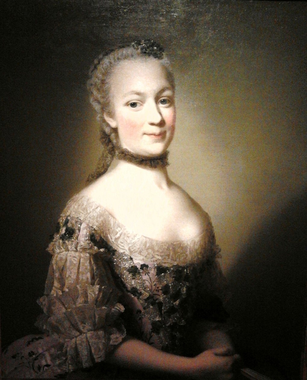 Porträtt av Katarzyna Mniszech, född Zamoyska av Alexander Roslin