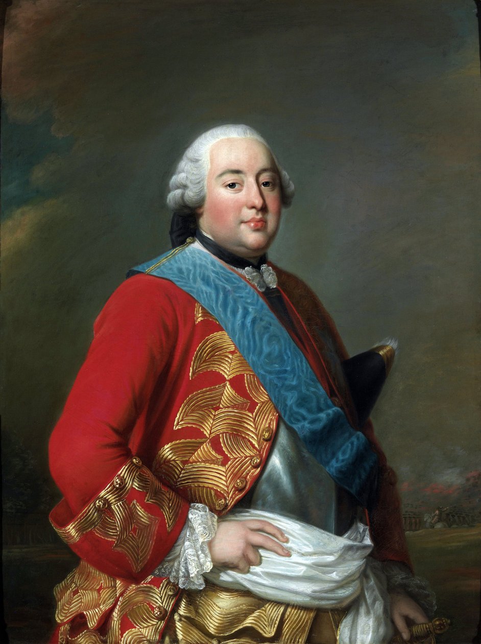 Porträtt av Louis Philippe I (1725-1785), hertig av Orleans dit Le Gros - Målning av Alexander (Alexandre) Roslin (1718-1793), ca 1770 - Olja på duk - Nationalmuseum Stockholm av Alexander Roslin