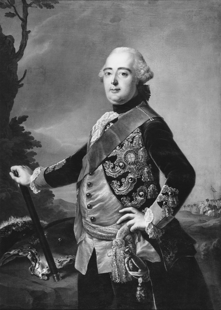 Kurfurst Fredrik II av Hessen-Kassel, ca 1785 av Alexander Roslin