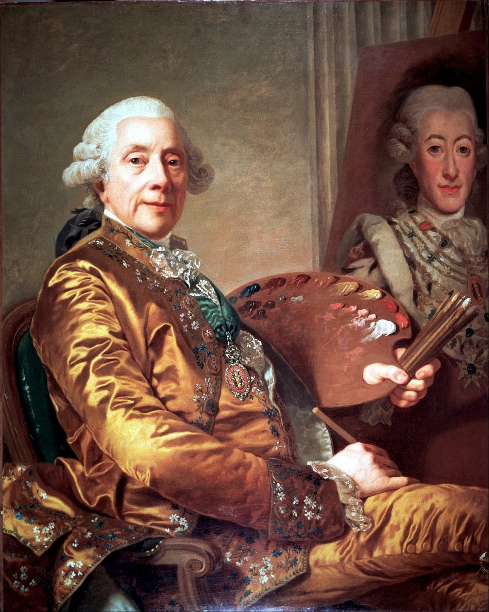 Självporträtt av Alexander Roslin