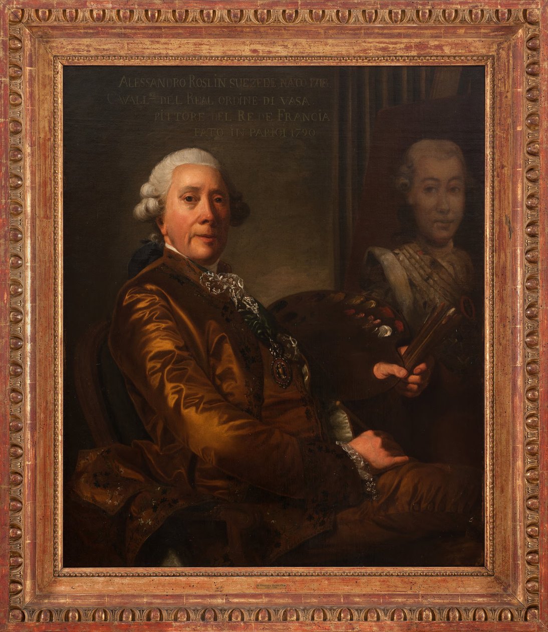Självporträtt av Alexander Roslin