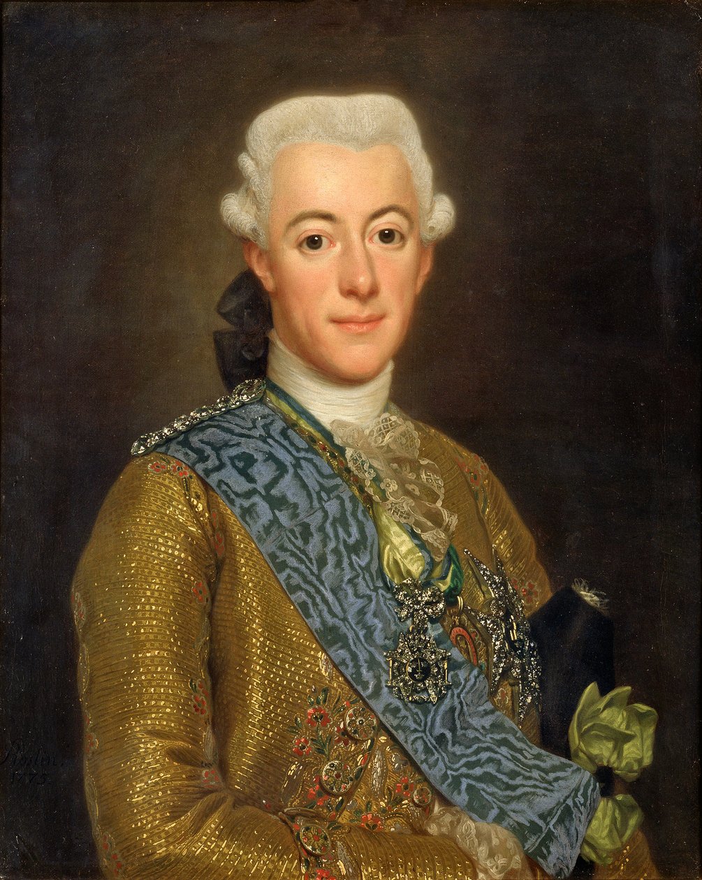 Swedish: Gustav III King Gustav III of Sweden av Alexander Roslin