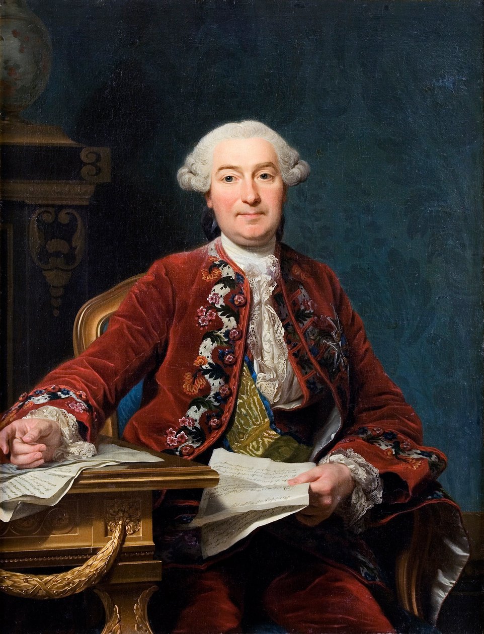 Ulrik Scheffer (1716 - 99) av Alexander Roslin