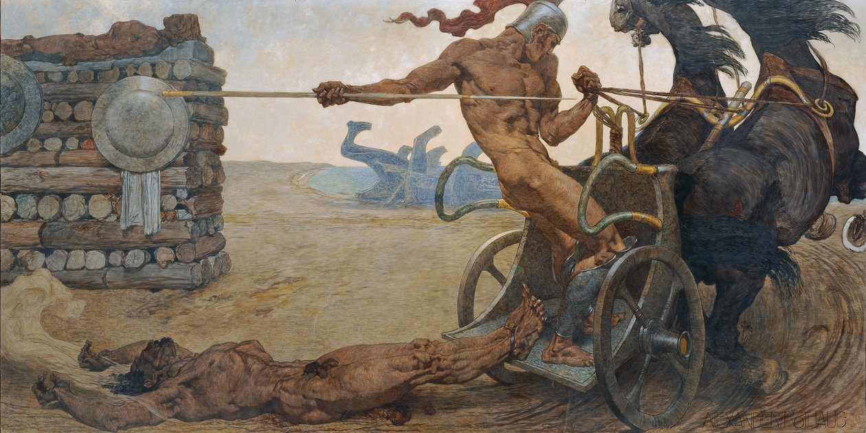 Akilles, c. 1930. av Alexander Rothaug