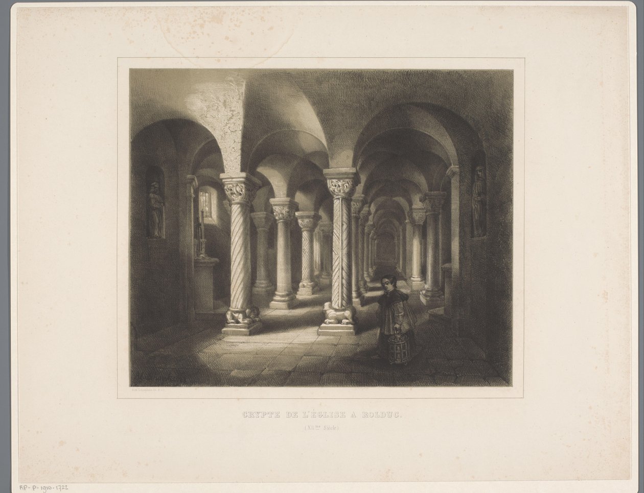 Krypten av Rolduc klosterkyrka Crypt de l
