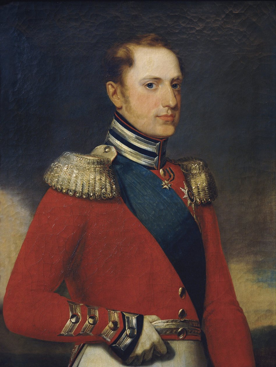 Porträtt av kejsar Nicholas I, 1829 av Alexander Vasilyevich Polyakov