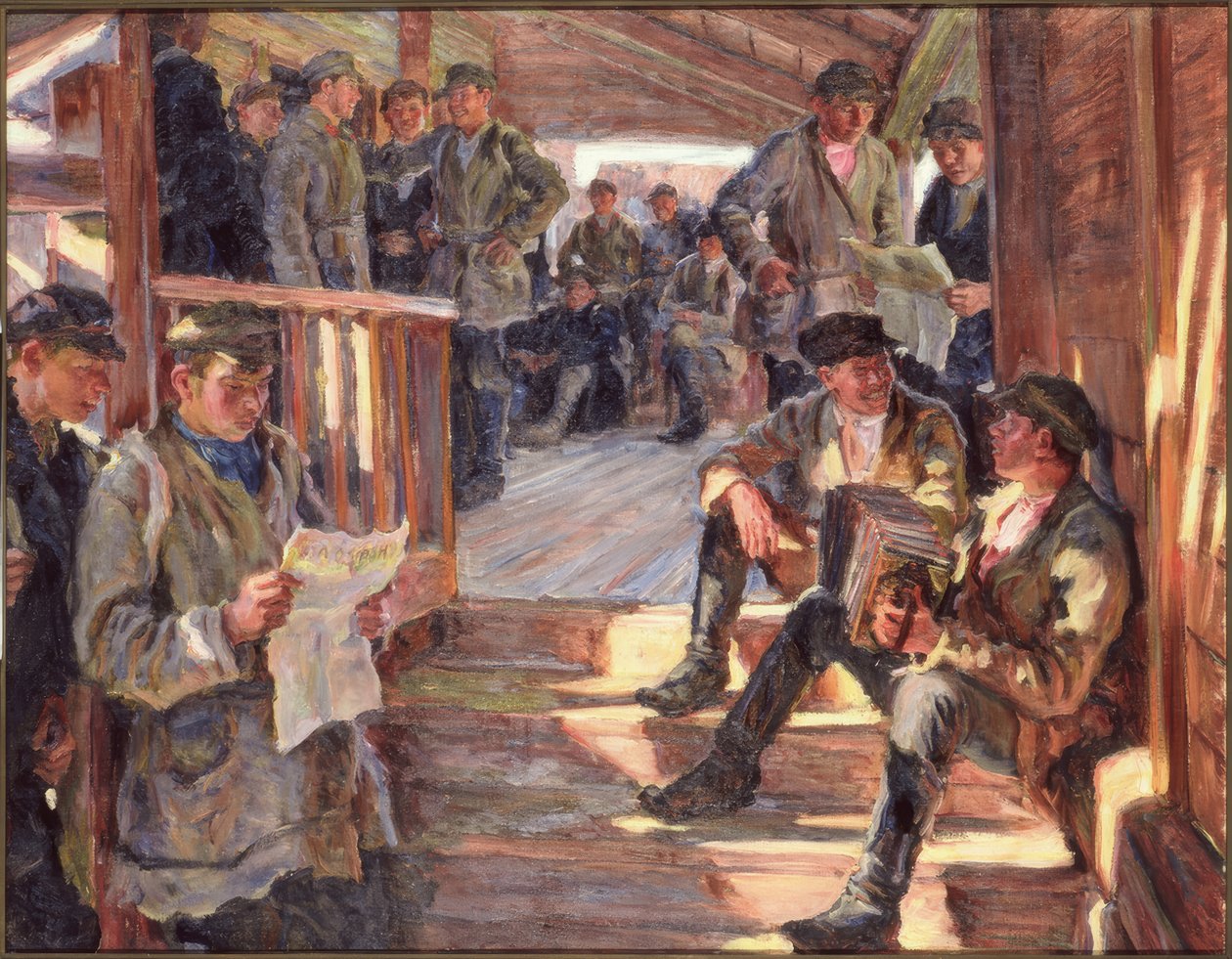 Ett rekryteringskontor av Alexander Viktorowitsch Morawow