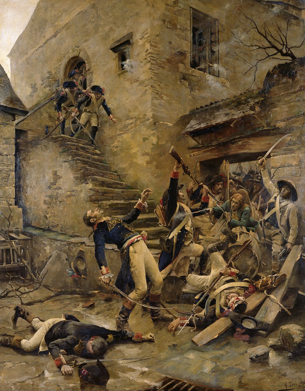 General Beaupuys död, 1888 av Alexandre Bloch