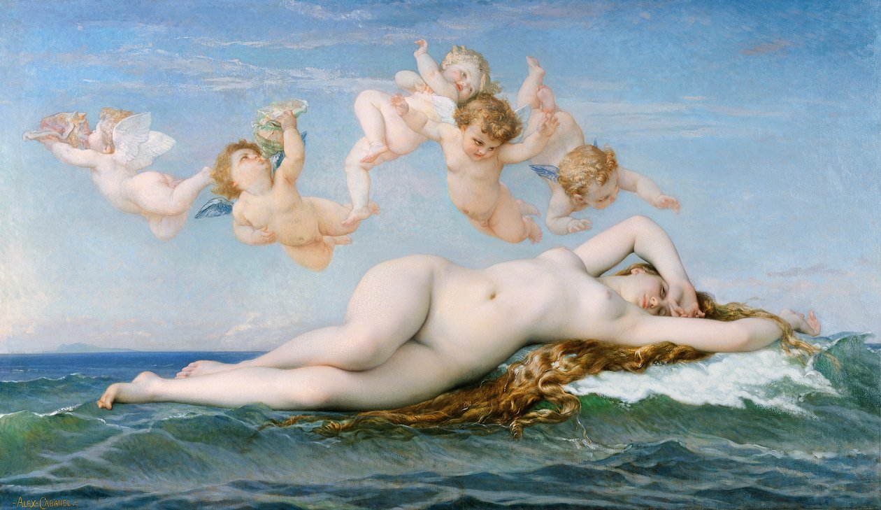 Venus födelse av Alexandre Cabanel