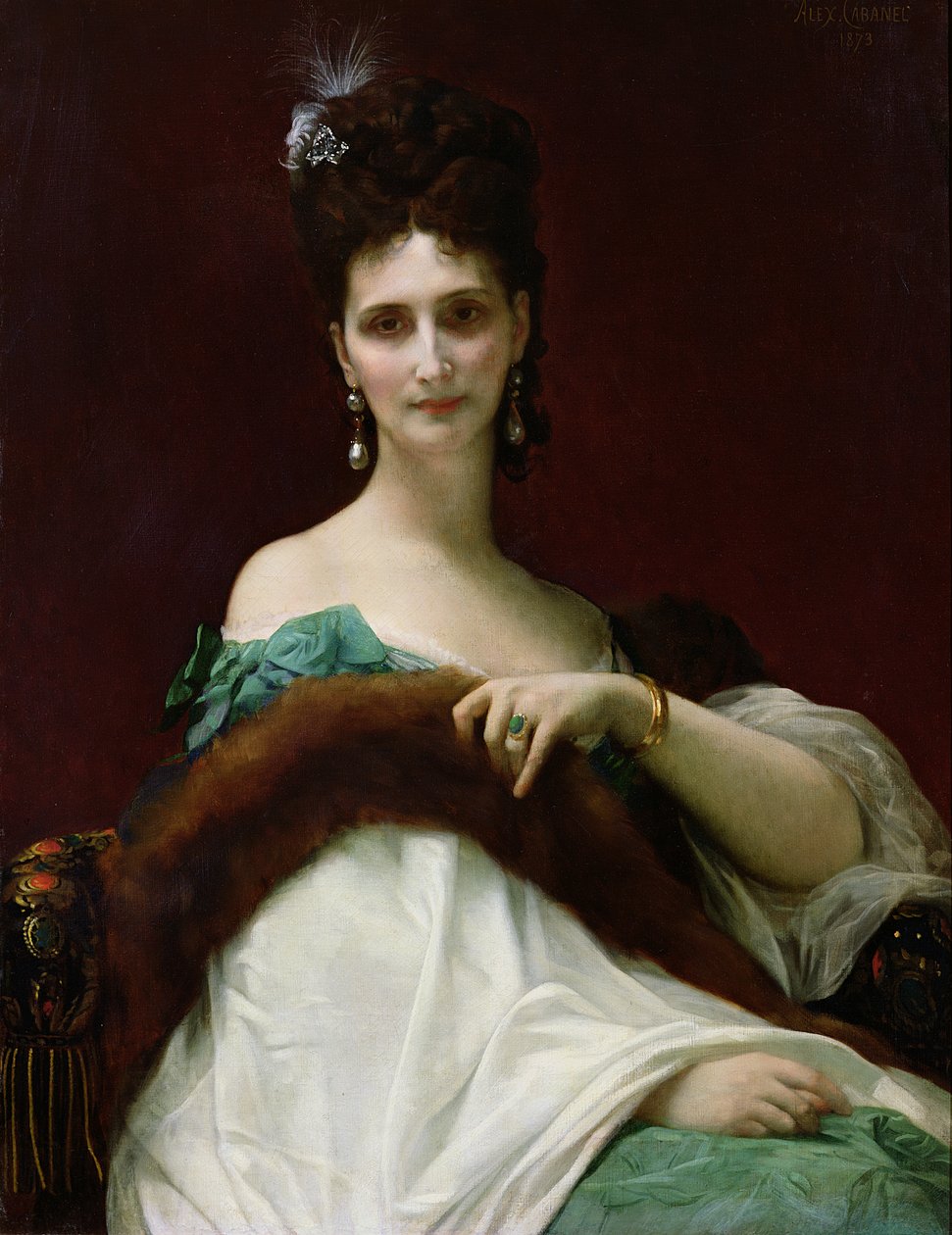 Grevinnan av Keller, 1873 av Alexandre Cabanel