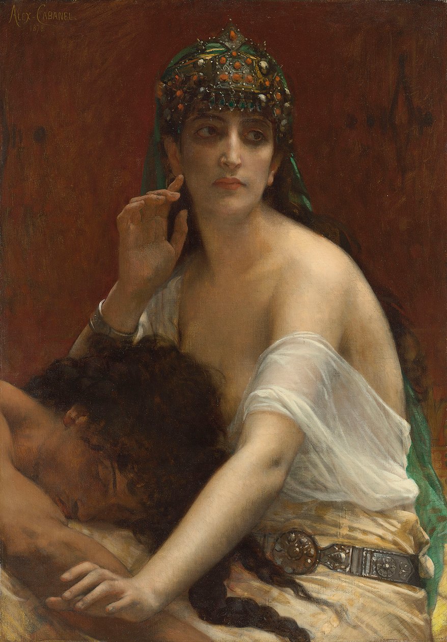 Simson och Delila av Alexandre Cabanel