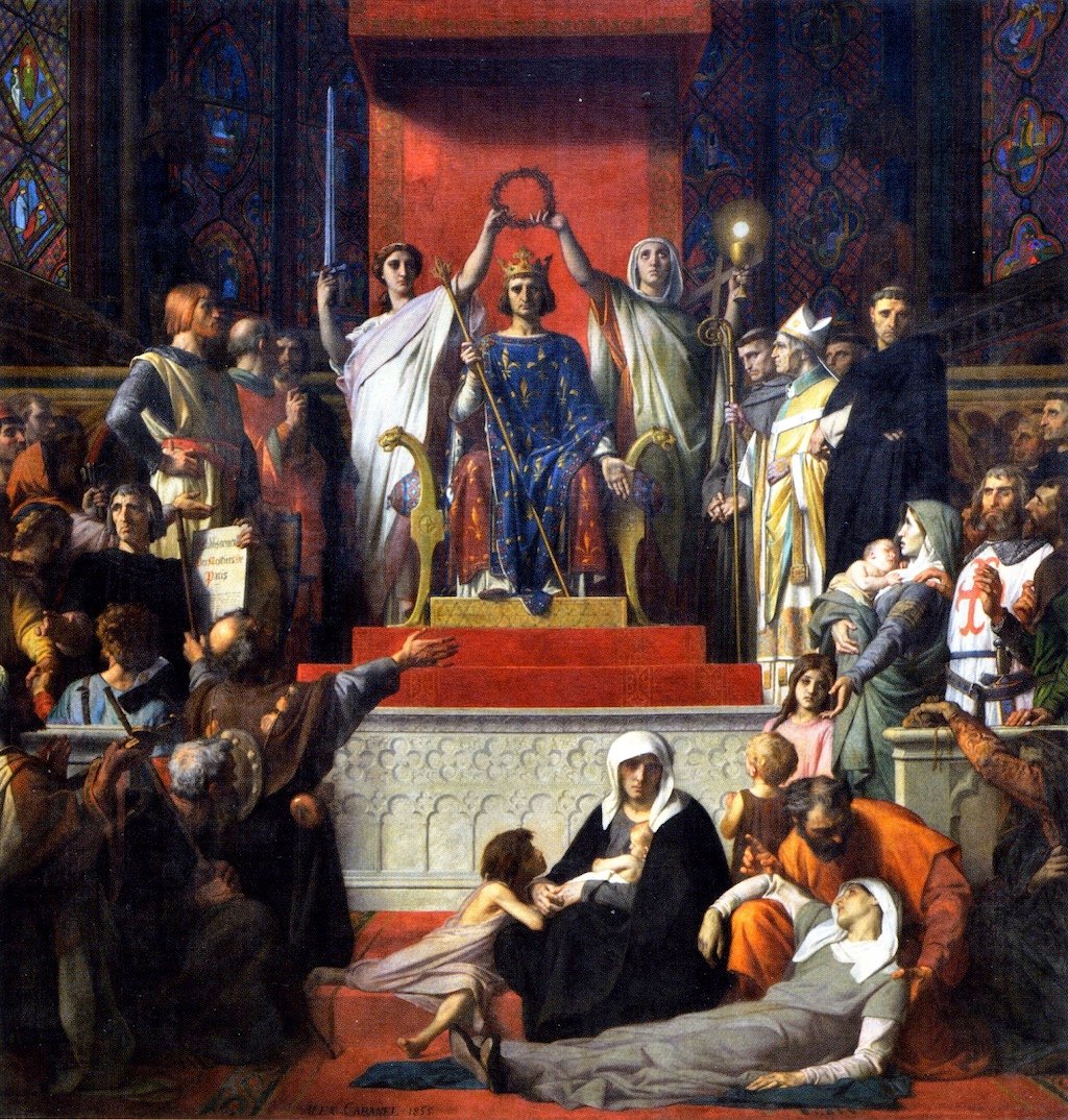 The Glorification of St. Louis av Alexandre Cabanel