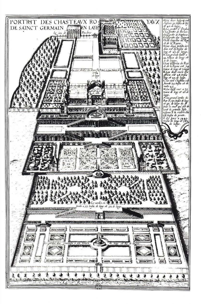 Det nya slottet i Saint-Germain-en-Laye, 1614 av Alexandre Francini