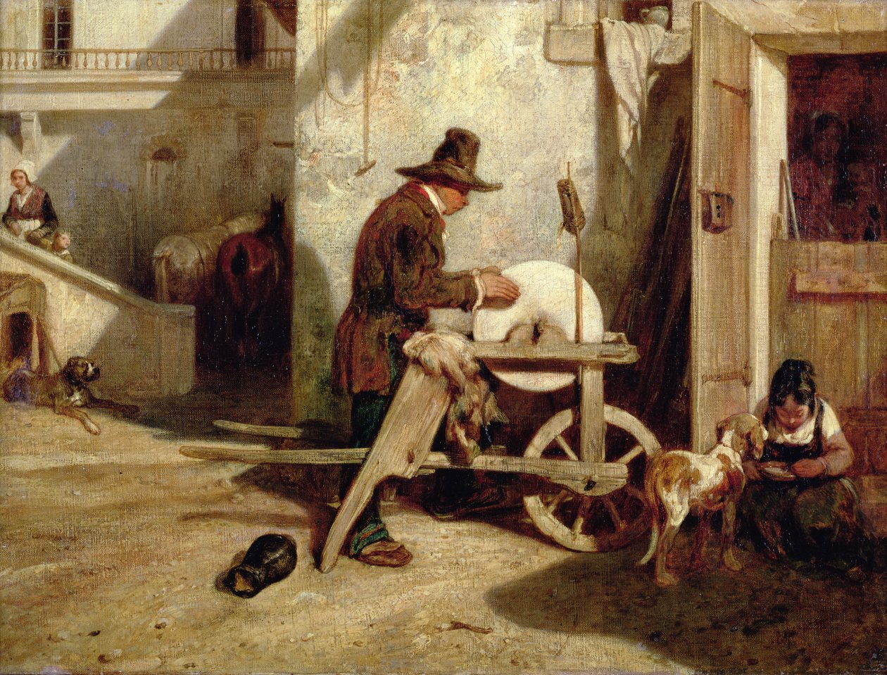 Knivsliparen av Alexandre Gabriel Decamps