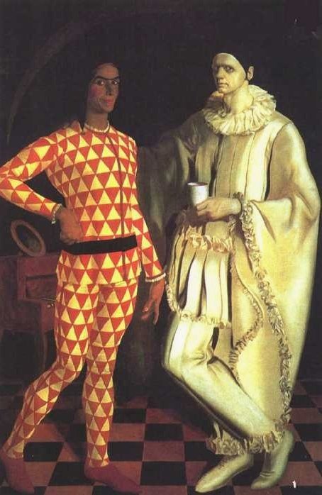       . 1914. nEnglish: Pierrot & Arlecinen av Alexandre Jacovleff
