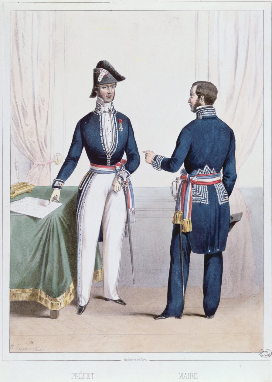 Fransk prefekt och borgmästare under julimonarkin (1830-47) i Frankrike. av Alexandre Lacauchie