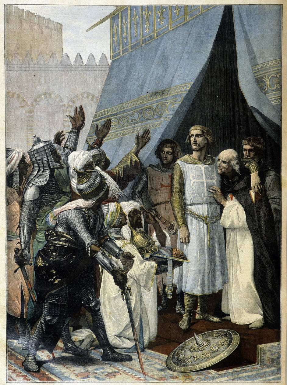 Saint Louis i Jerusalem (från målningen av Cabanel) - i "" Le Petite Journal"" den 11 september av after Alexandre Cabanel