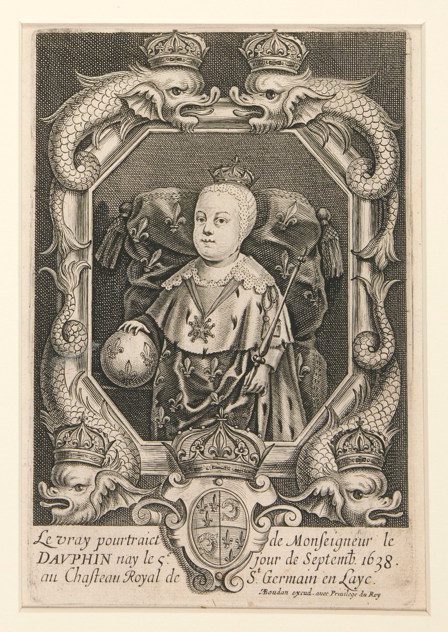 Porträtt av Ludvig XIV som Dauphin (Le vray pourtraiet de Monseigneur le Dauphin av Alexandre Boudan