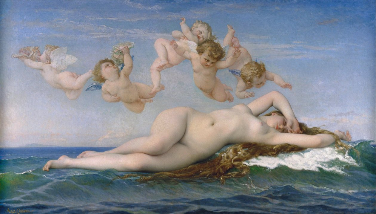 Venus födelse av Alexandre Cabanel