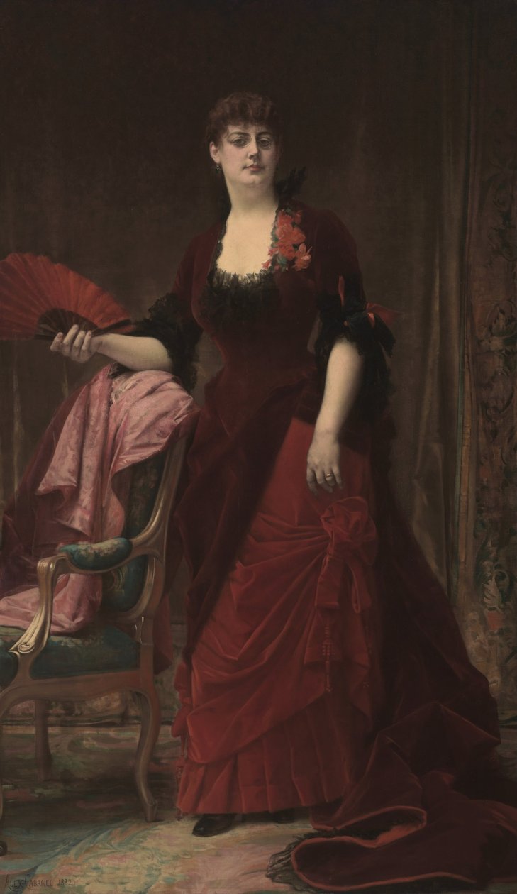 Porträtt av Arabella Worsham (senare Arabella Huntington) av Alexandre Cabanel
