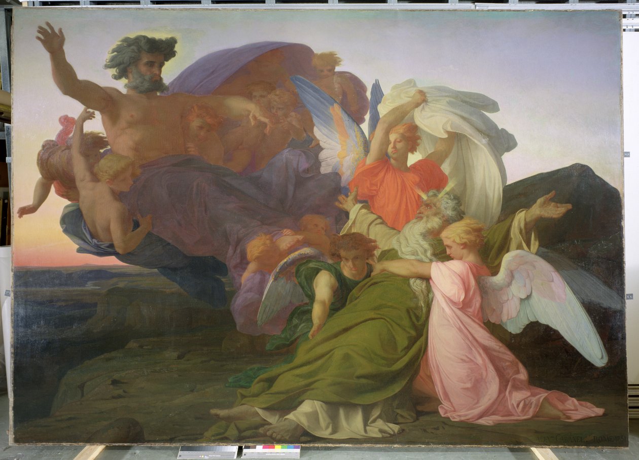 Moses död, 1851 (se även 225067) av Alexandre Cabanel