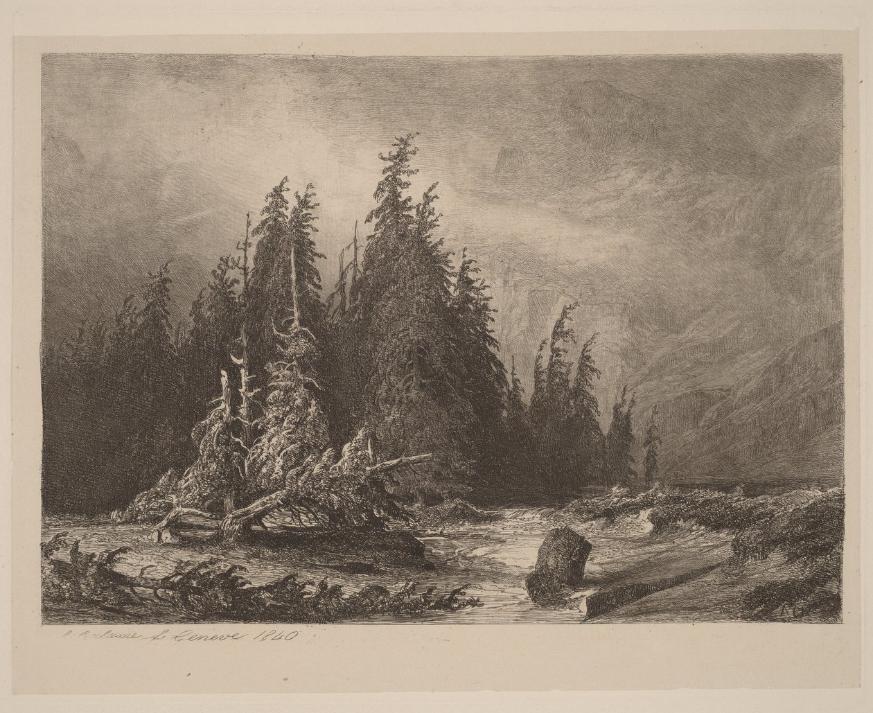Bergtallar av Alexandre Calame
