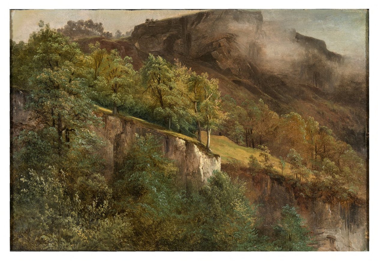Bergslandskap i Valais av Alexandre Calame