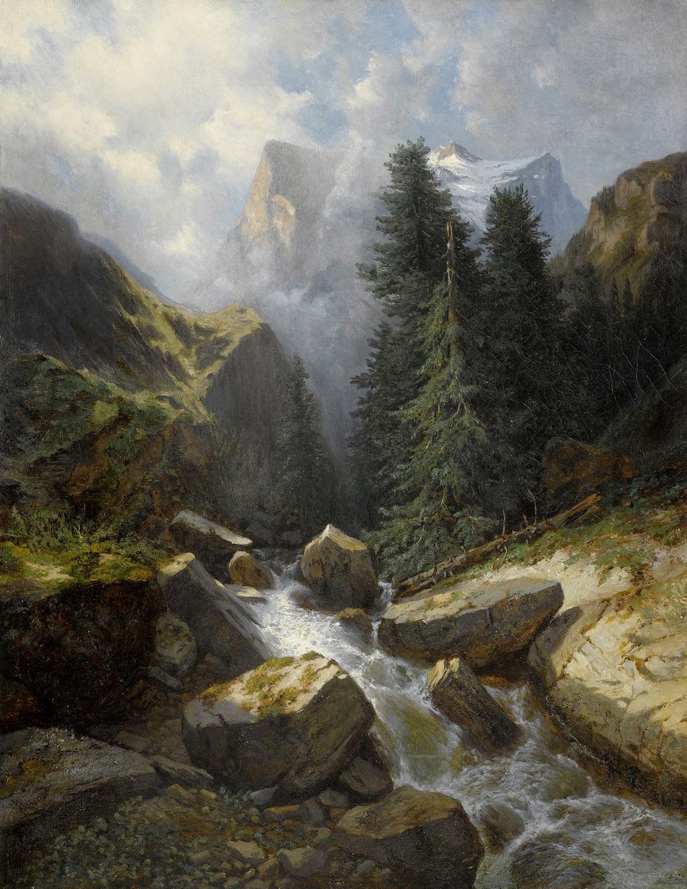 Rosenlilja av Alexandre Calame