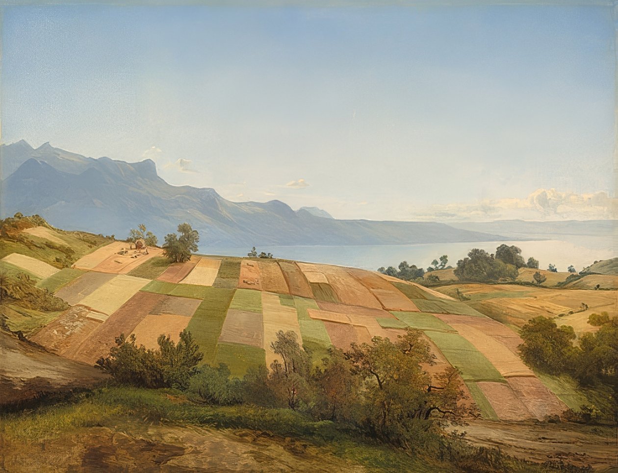 schweiziska landskapet. Omkring 1830 av Alexandre Calame