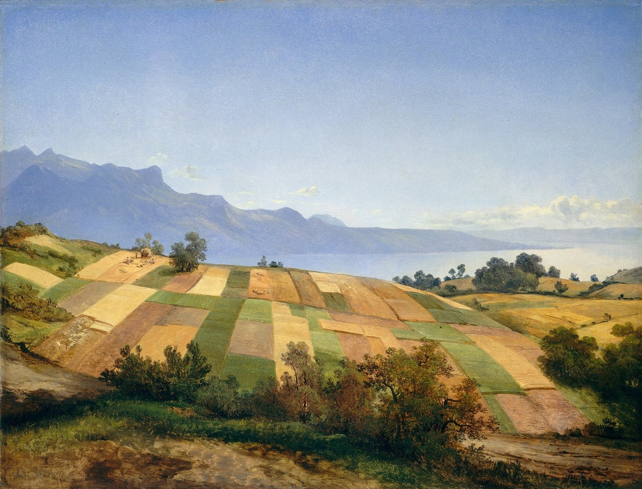 Schweiziskt landskap av Alexandre Calame