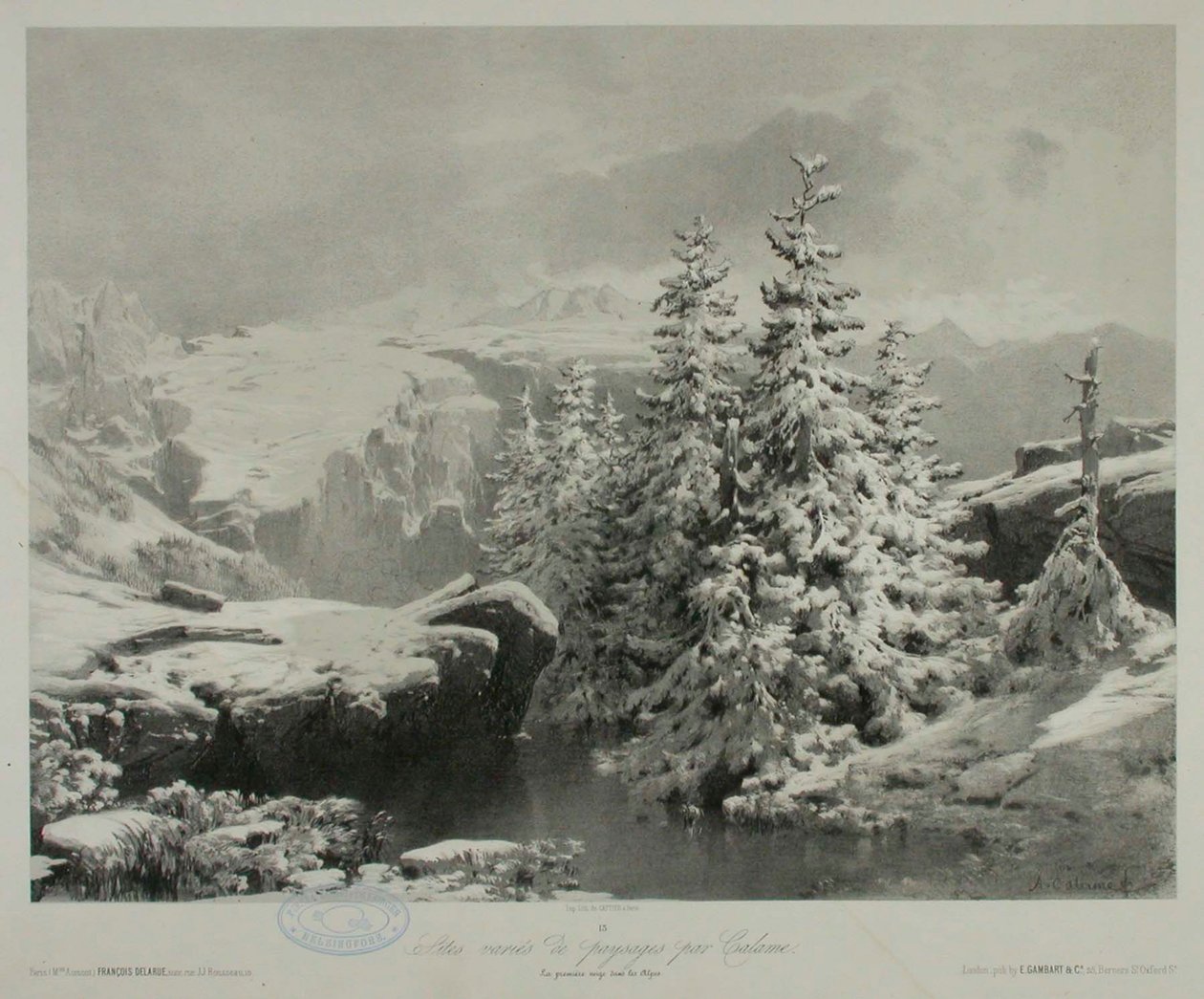 Utan titel av Alexandre Calame